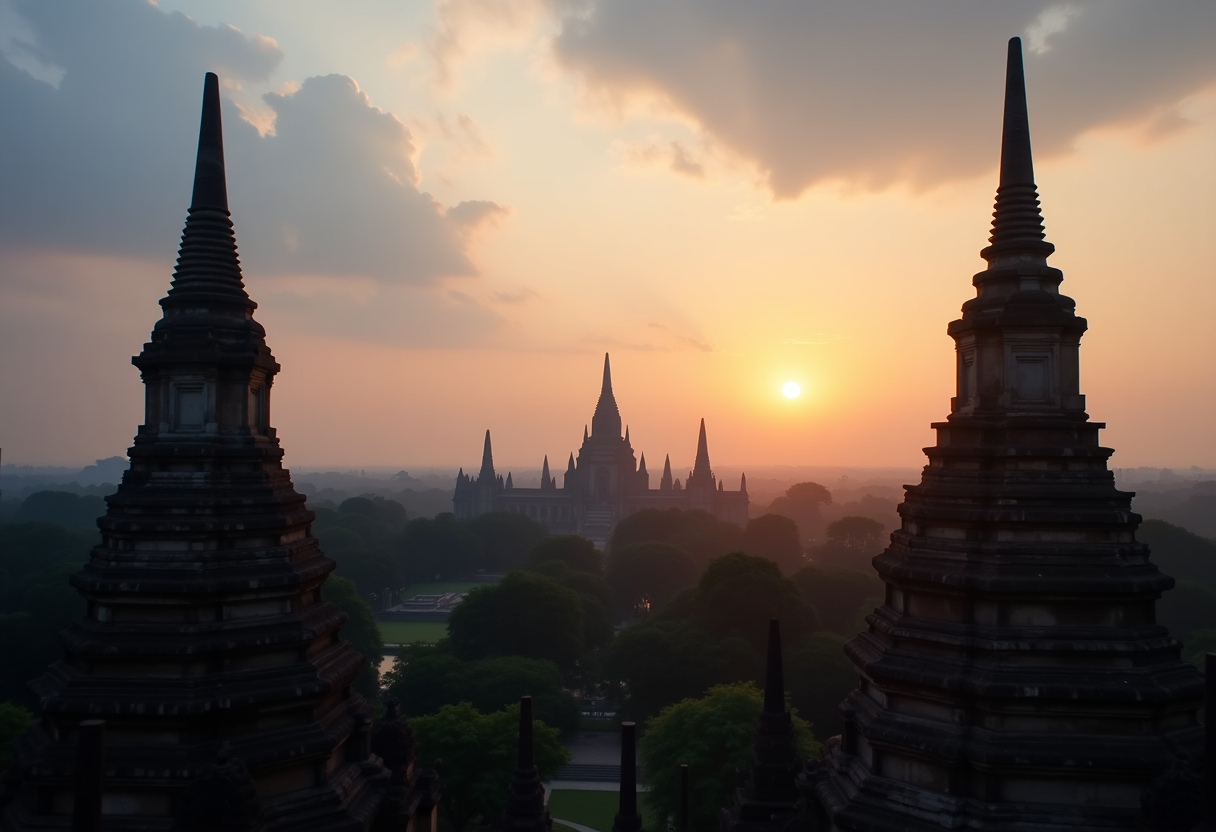 Rovine storiche di Ayutthaya, Thailandia