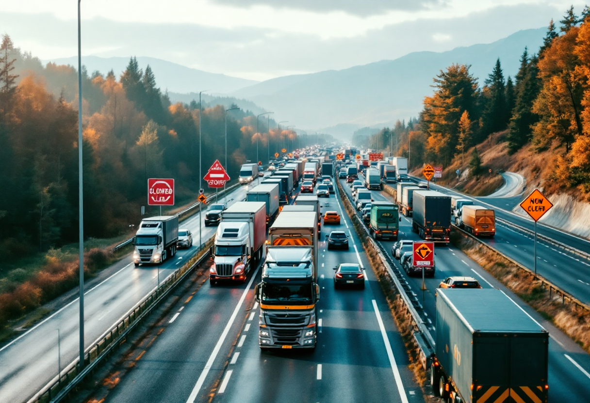 Incidente mortale tra camion sull'autostrada A4