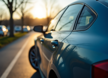 Auto in manutenzione prima di un viaggio