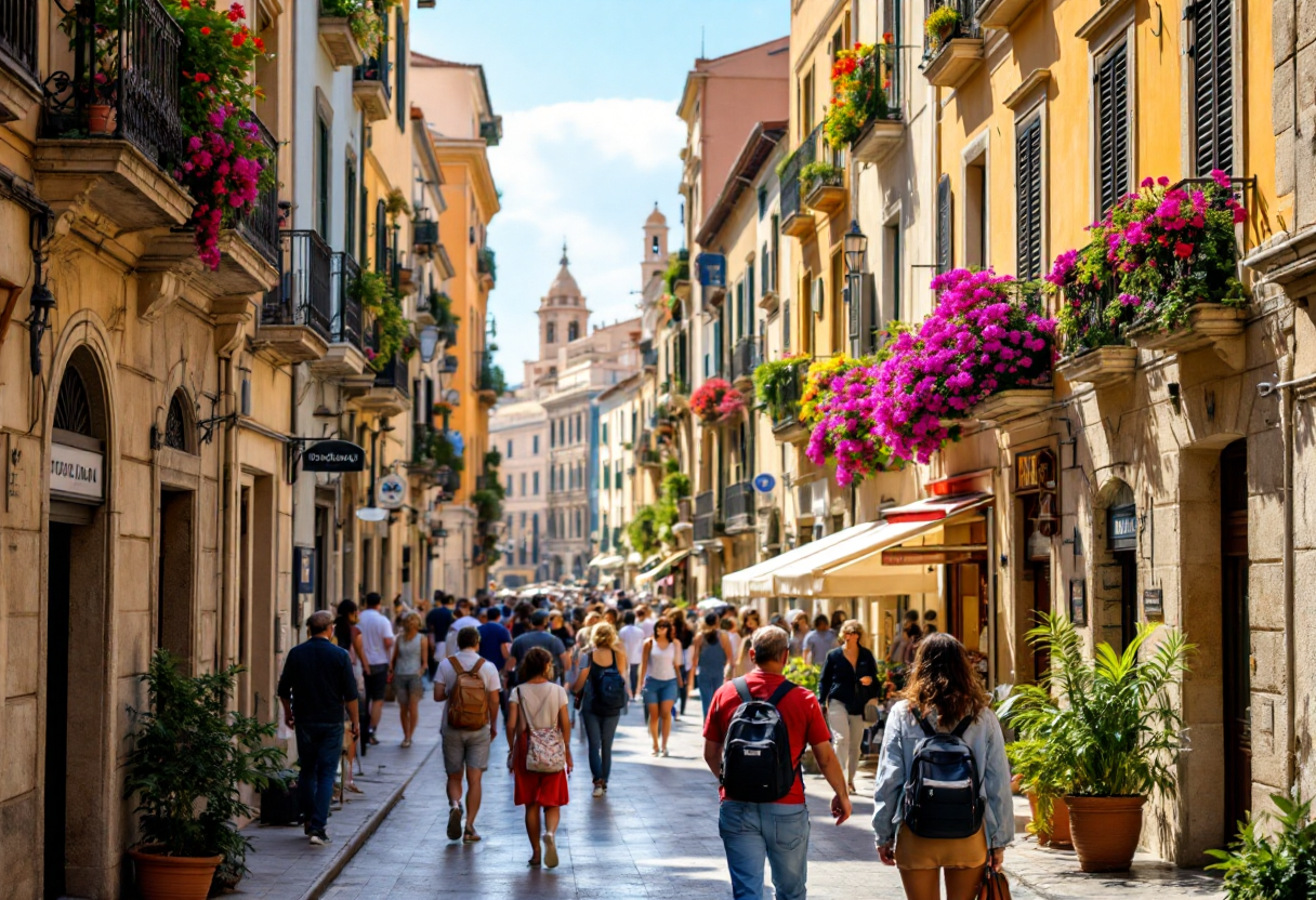 Mappa di Trapani con attrazioni turistiche e trasporti