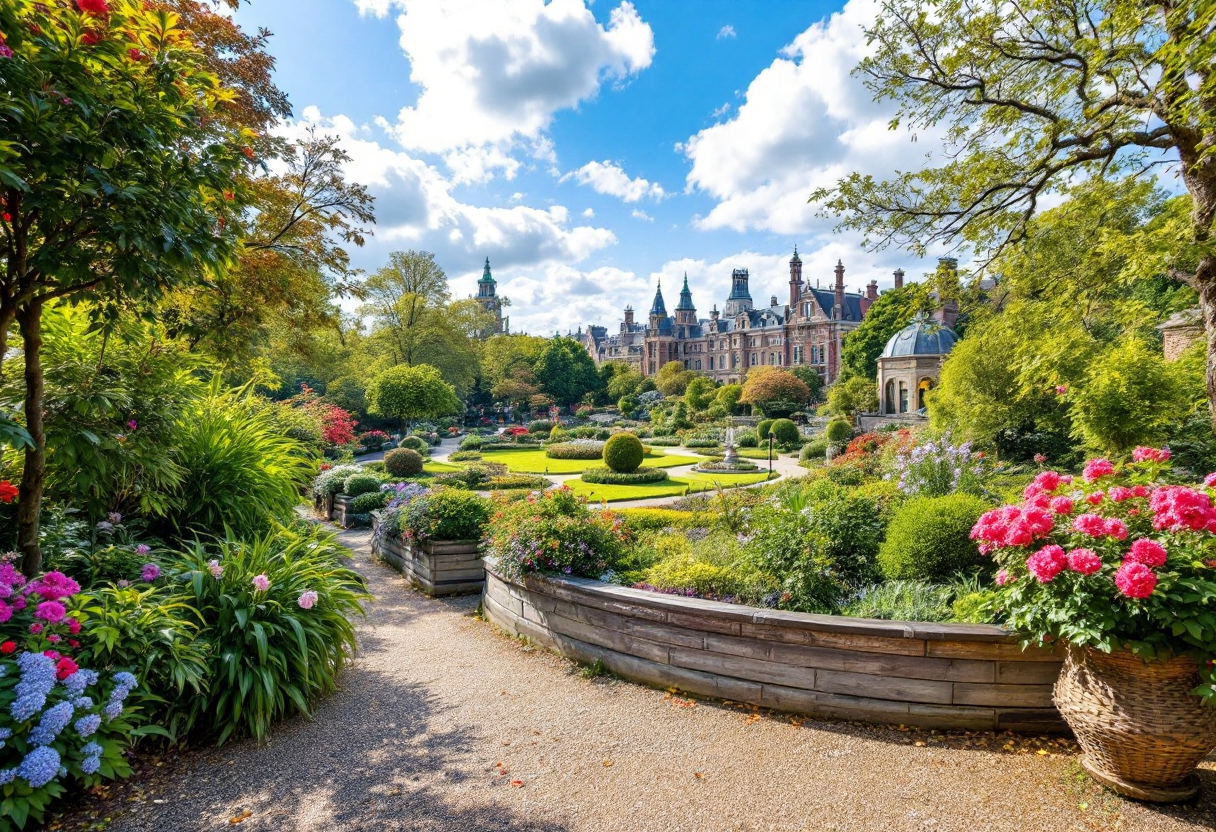 Un'immagine dell'Amsterdam Royal Zoo con animali e natura