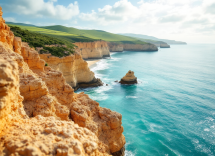 Panorama del Portogallo con paesaggi storici e naturali