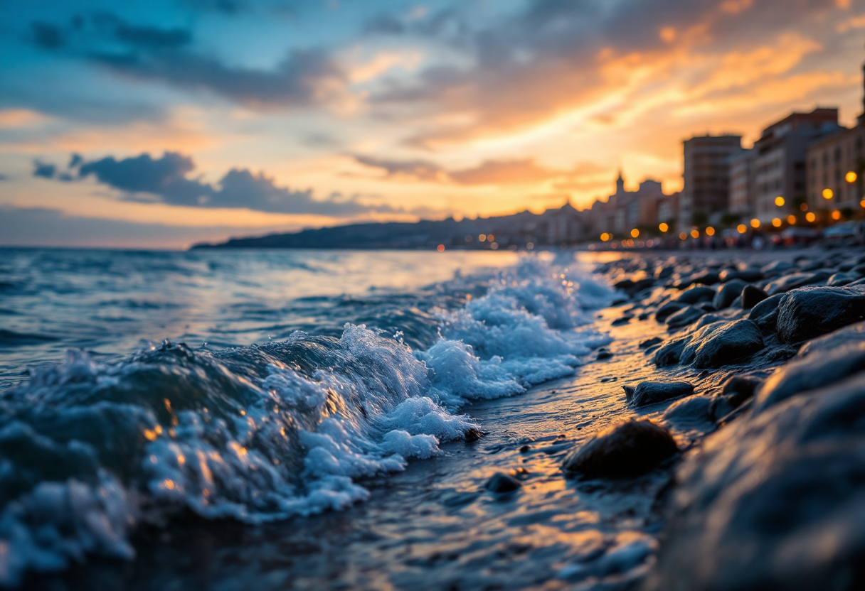 Panorama di Genova con arte e cultura