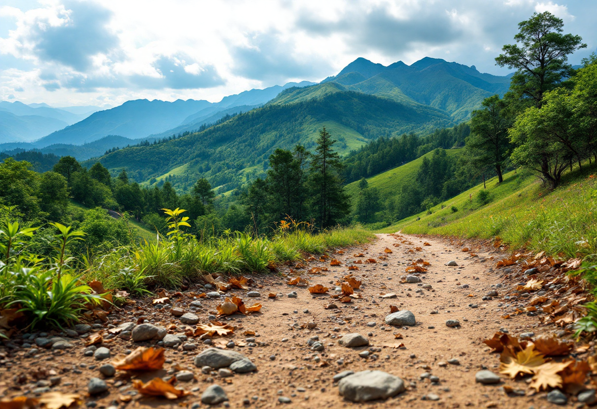 Immagine di una destinazione turistica sostenibile poco conosciuta