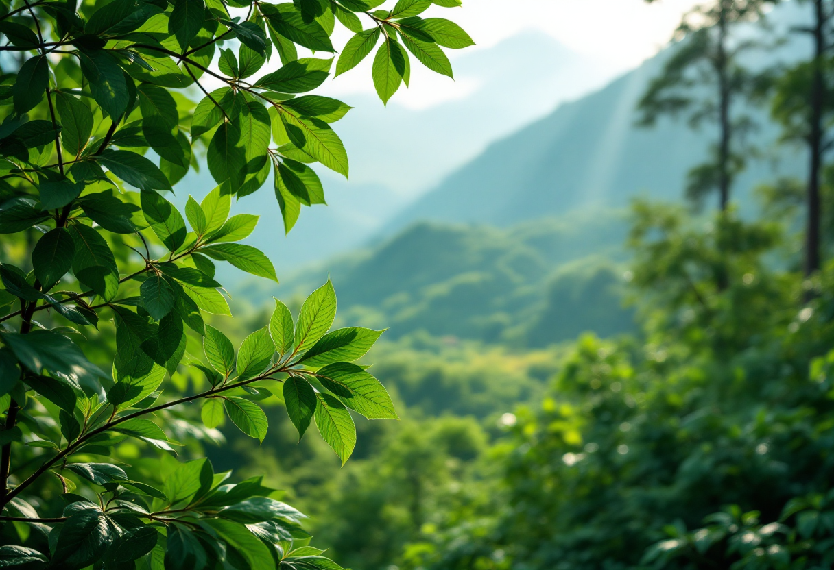 Paesaggio mozzafiato della Malesia tra natura e cultura