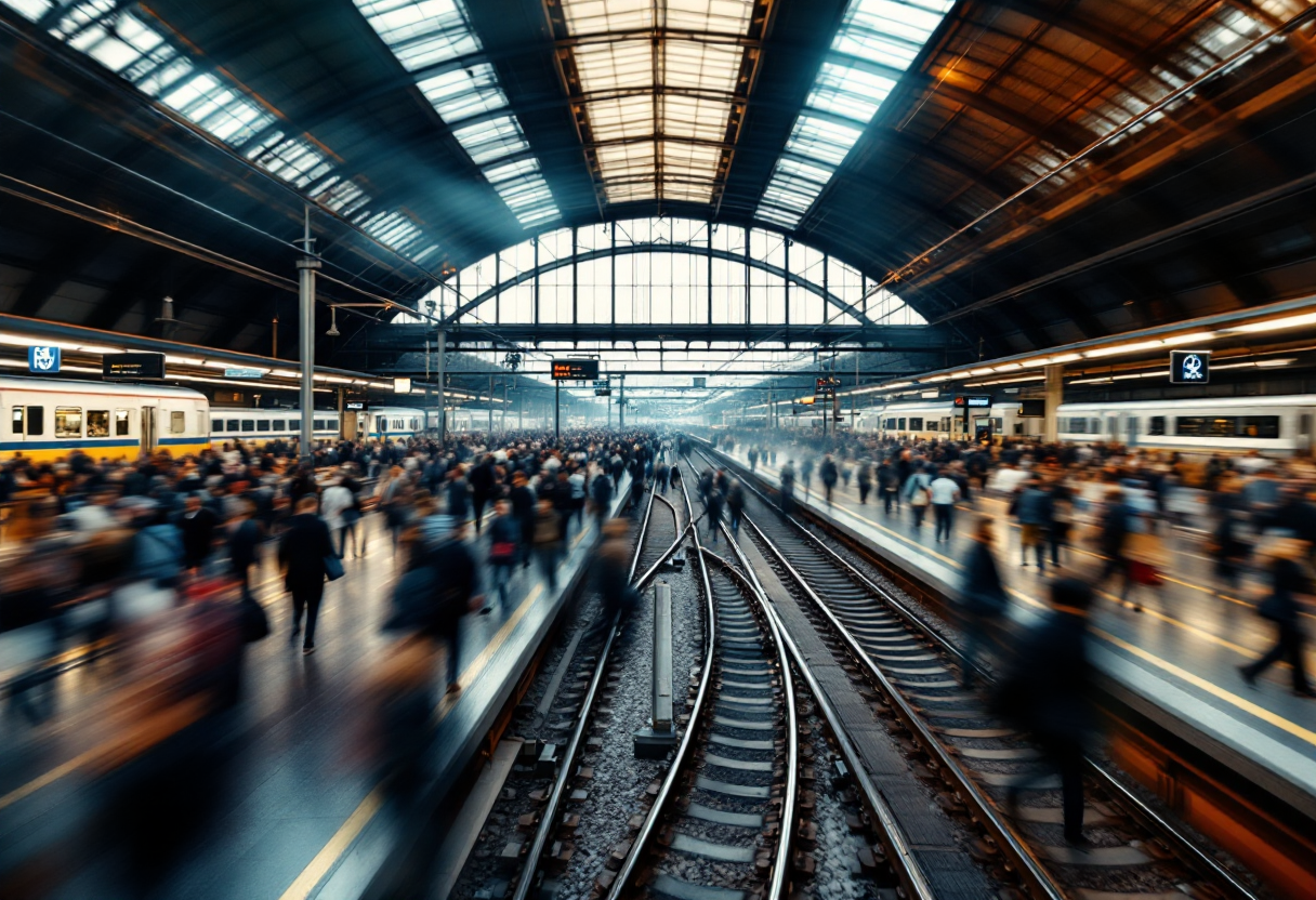 Guasto alla linea aerea nel nodo ferroviario di Milano