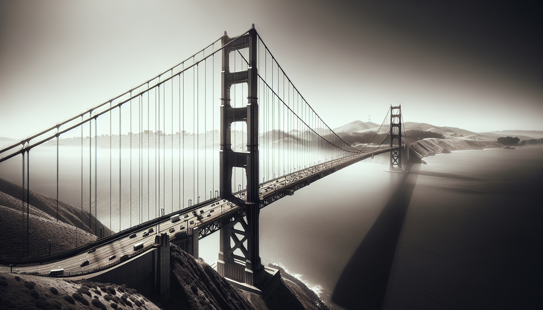 Vista panoramica di San Francisco con il Golden Gate