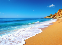 Vista panoramica delle spiagge di Ostuni