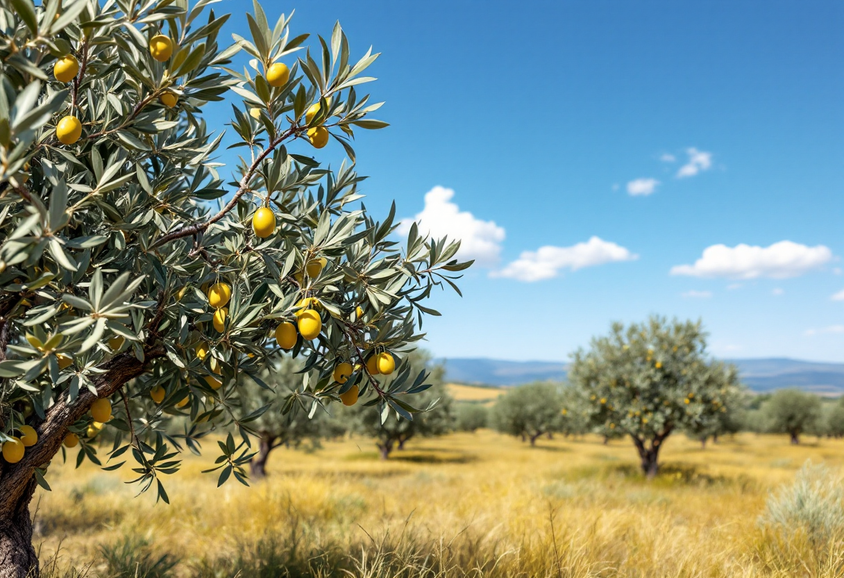 Olio extravergine di oliva fresco in una bottiglia