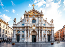 Vista della Basilica di Santa Maria Maggiore a Roma
