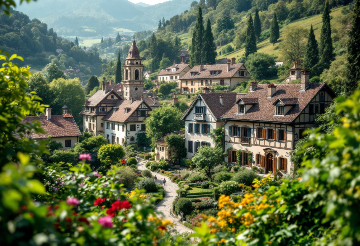 Panorama di Cassinetta di Lugagnano, un incantevole borgo