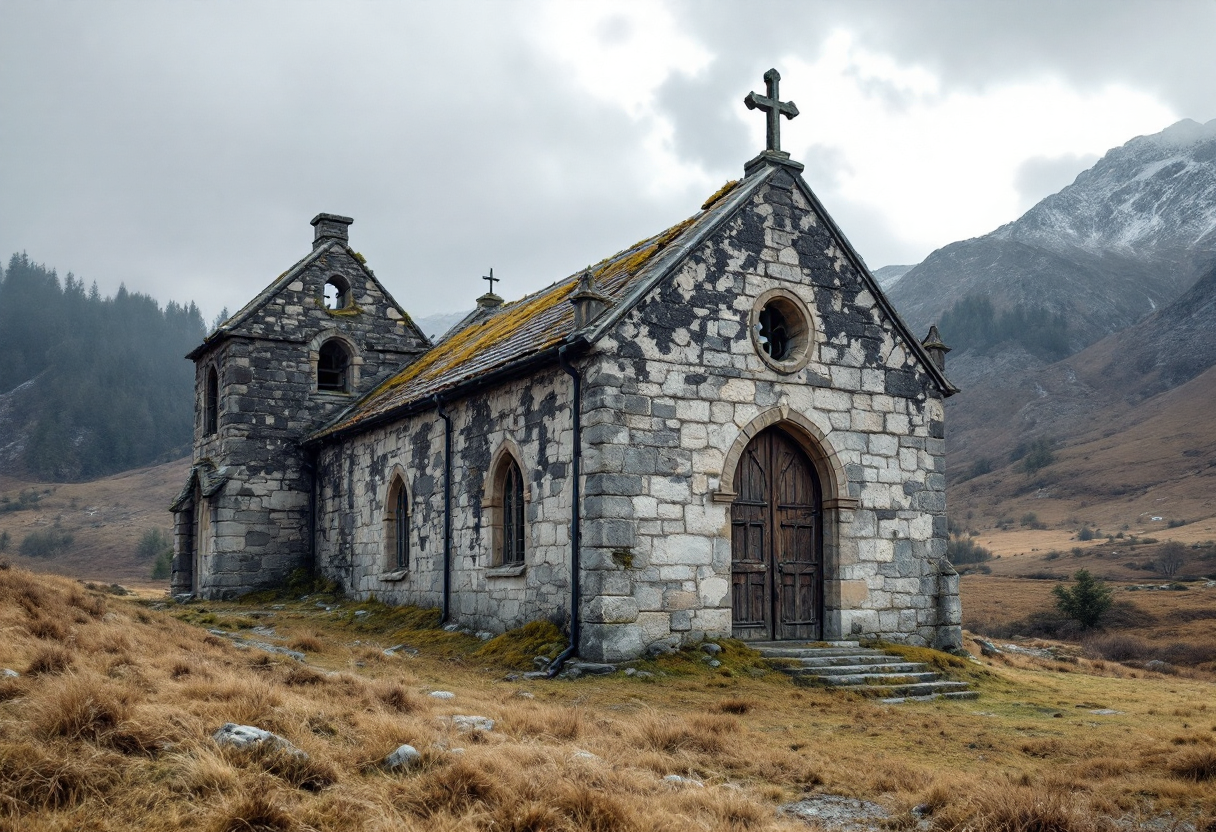 Immagine di una chiesa sconsacrata in Italia