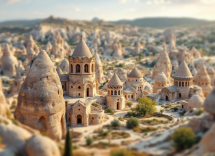 Panorama della Valle di Göreme con formazioni rocciose uniche