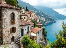 Vista panoramica di Maiori, Costiera Amalfitana