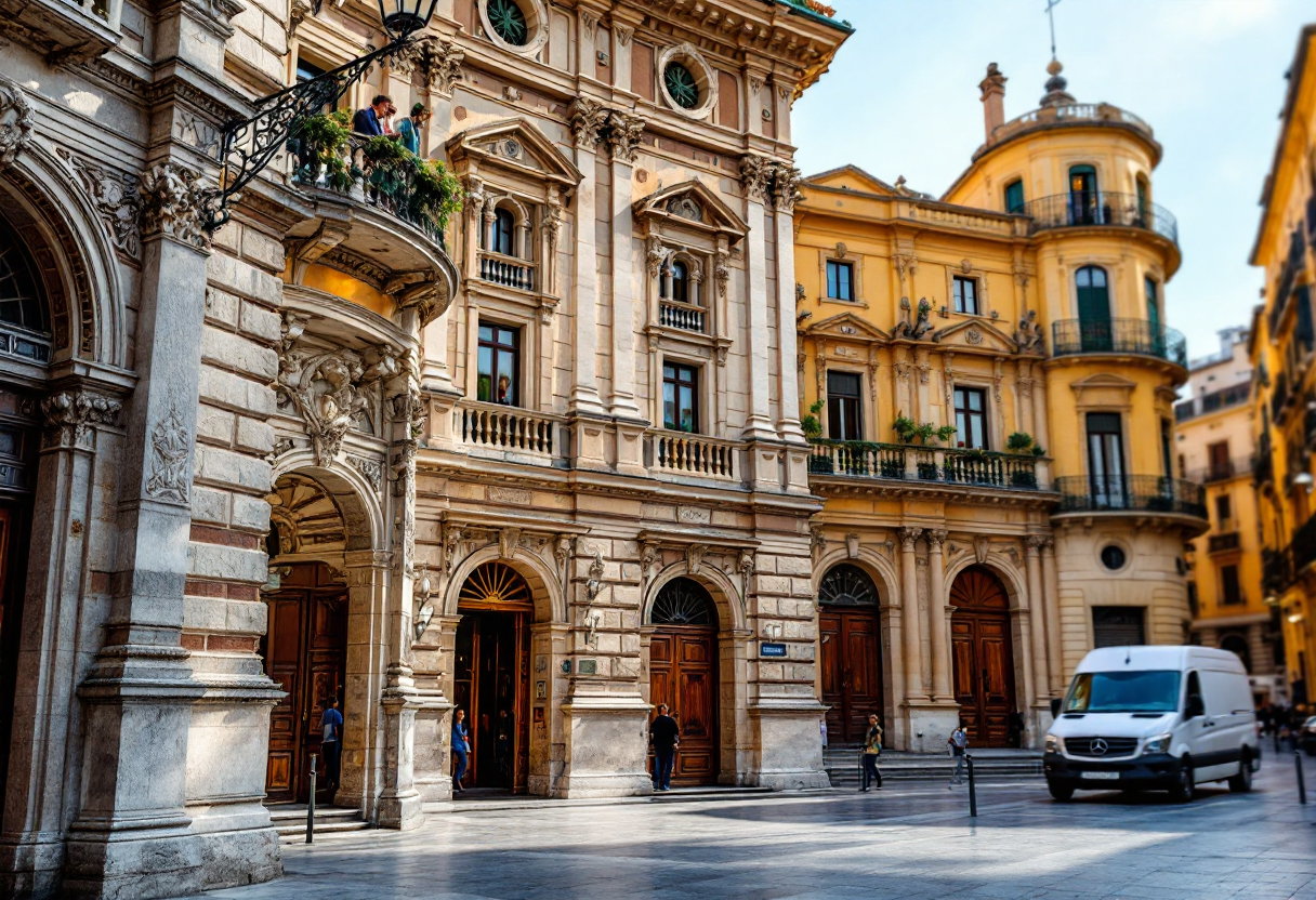 Vista del Palazzo dei Normanni, simbolo della storia siciliana