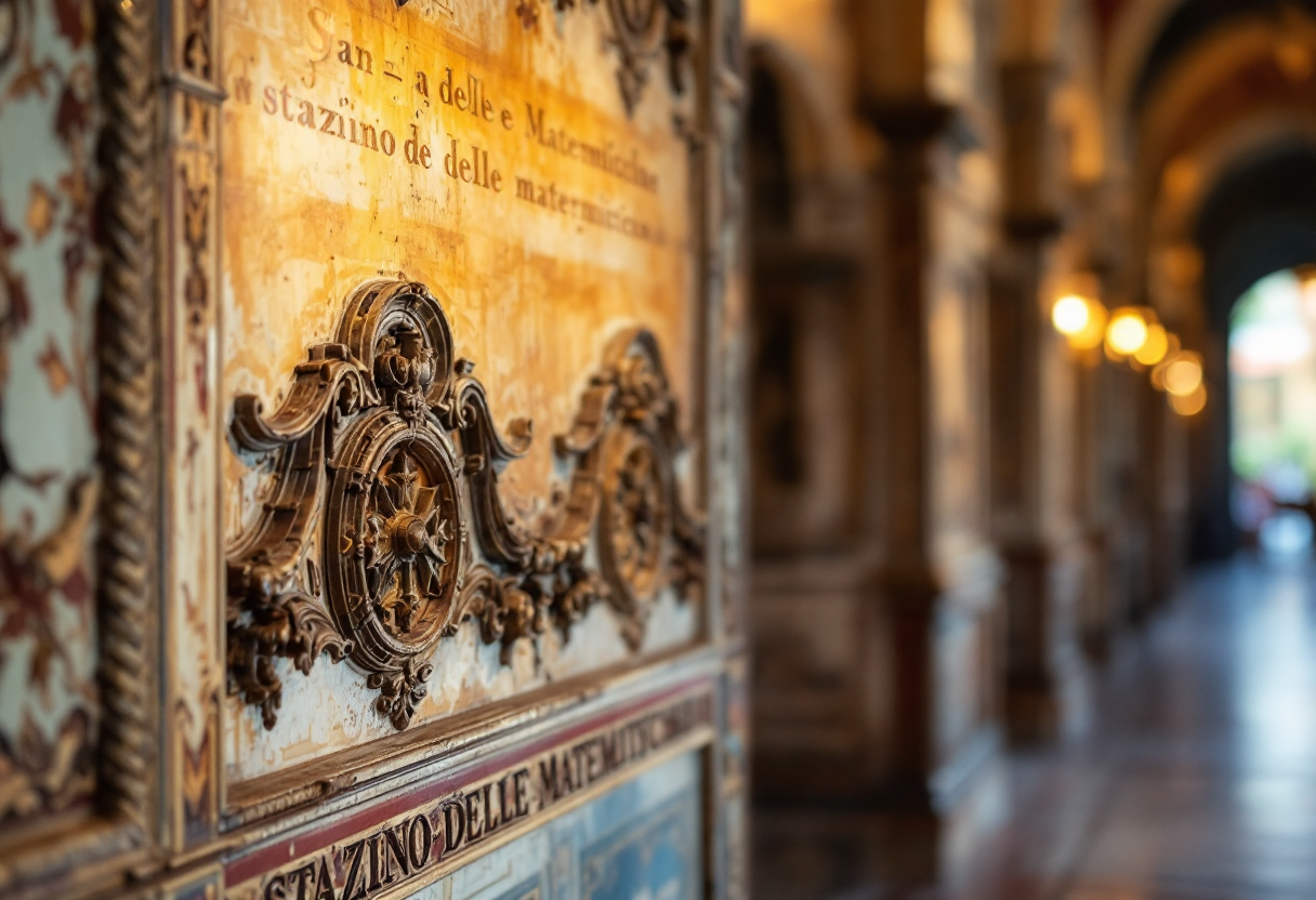 Restauro dello Stanzino delle Matematiche alla Galleria degli Uffizi