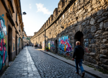 Panorama di Lugo con arte contemporanea e piatti tipici