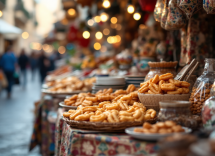 Souvenir tradizionali maltesi in un mercato locale