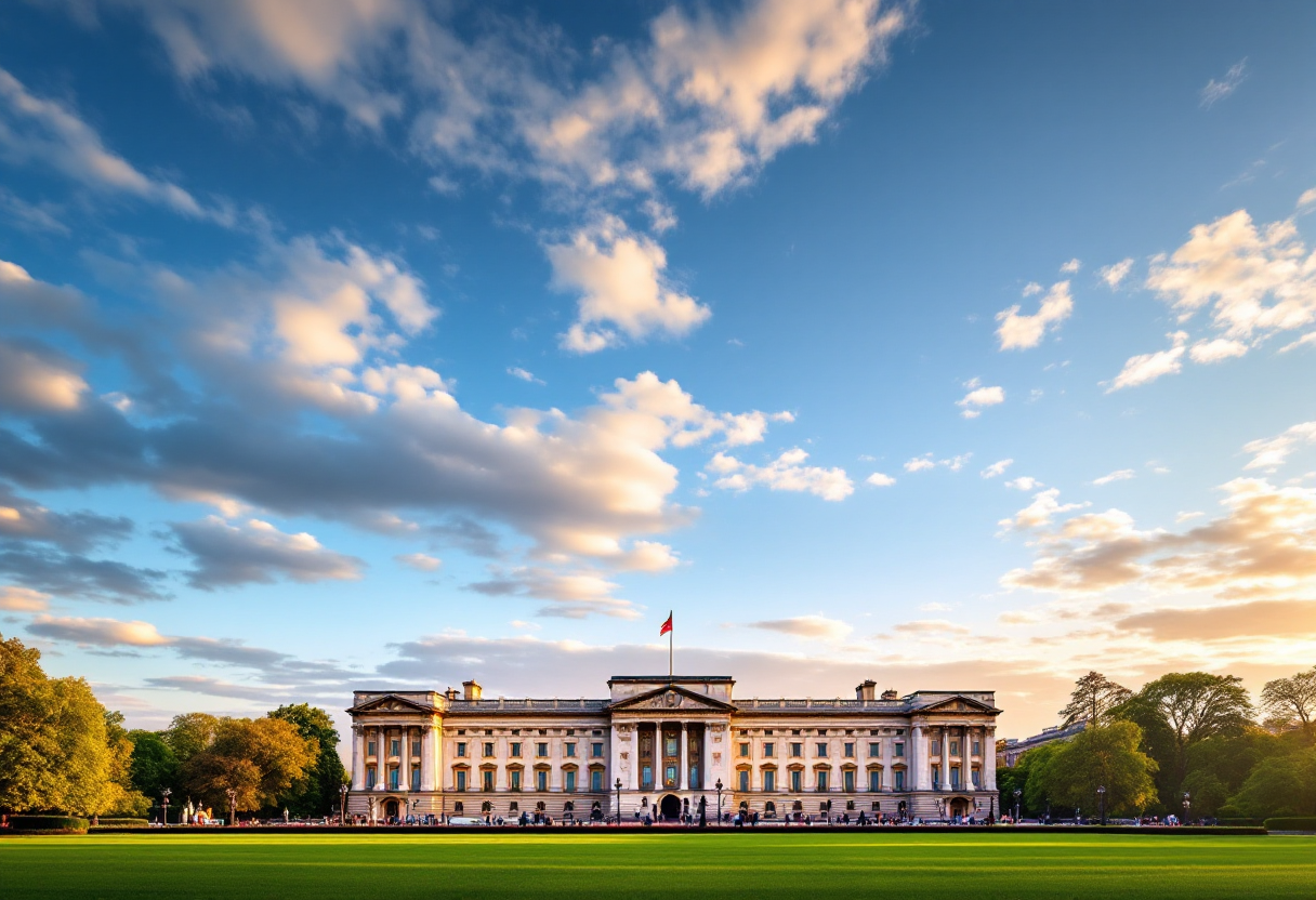 Buckingham Palace, simbolo della monarchia britannica